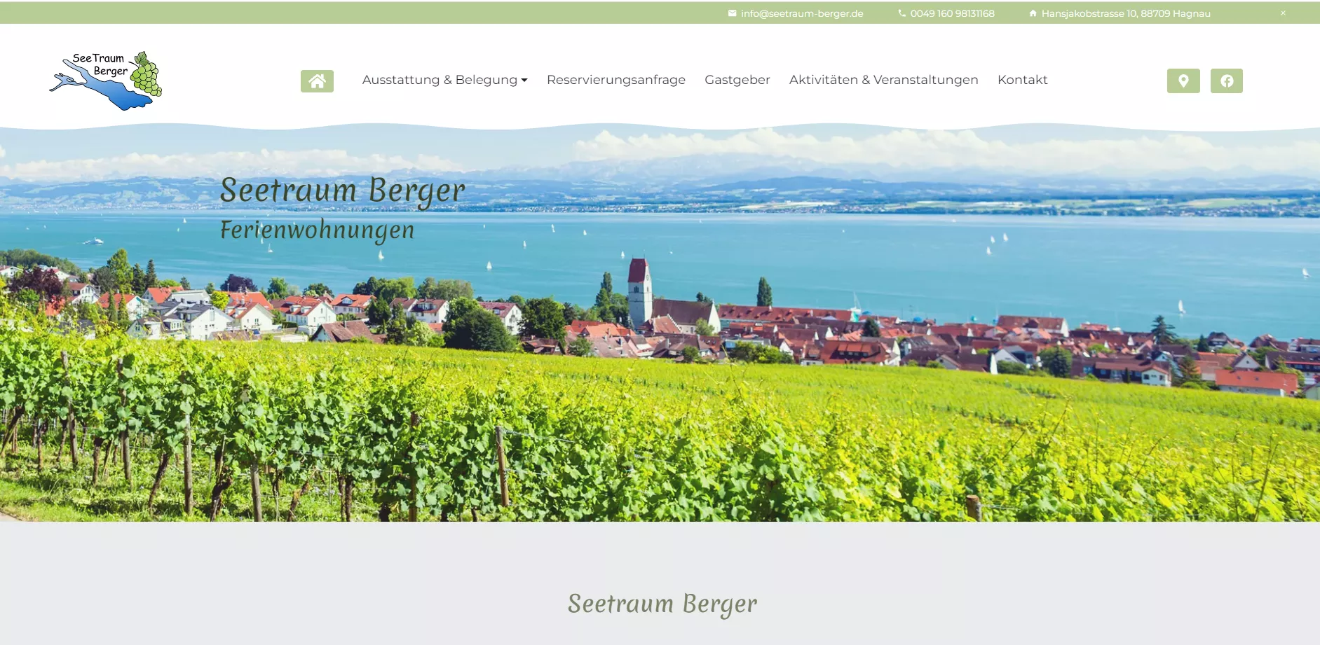 Ferienwohnungen Seetraum Berger in Hagnau