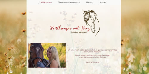 Reittherapie mit Herz in Schienen